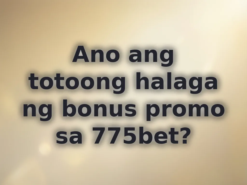 Bonus calculation