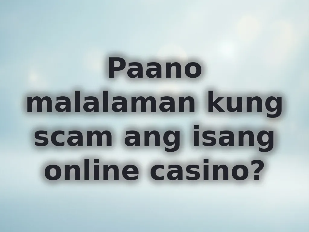Spotting scams